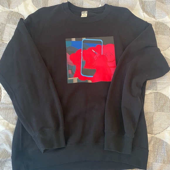 Uniqlo x KAWS x Andy Warhol Collab Crewneck Sweatshirt M - Picture 2 of 7